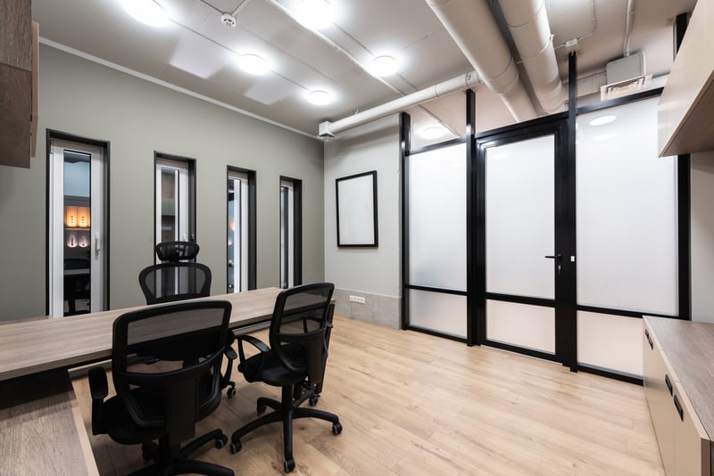 Sadlan Janitorial office cleaning service in progress